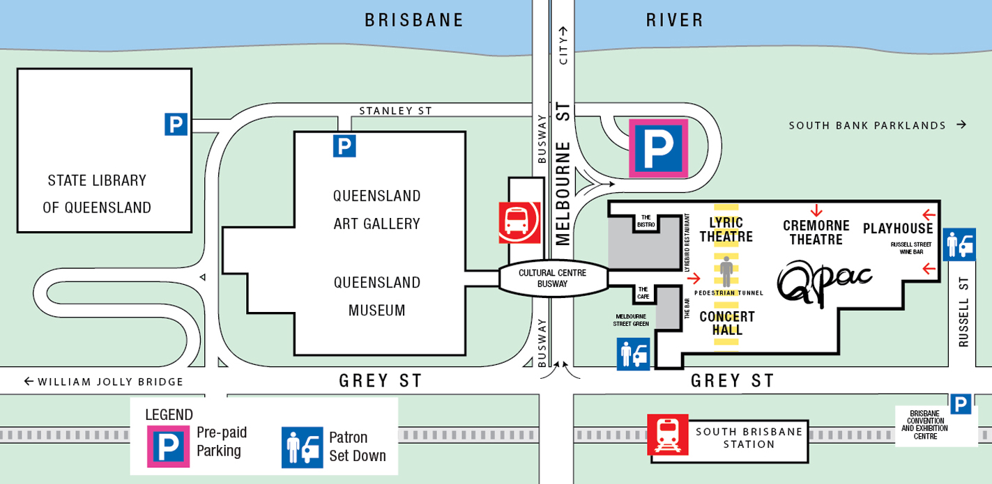 Qpac Seating Map